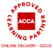 ACCA Approved Gold Learning Partner Logo